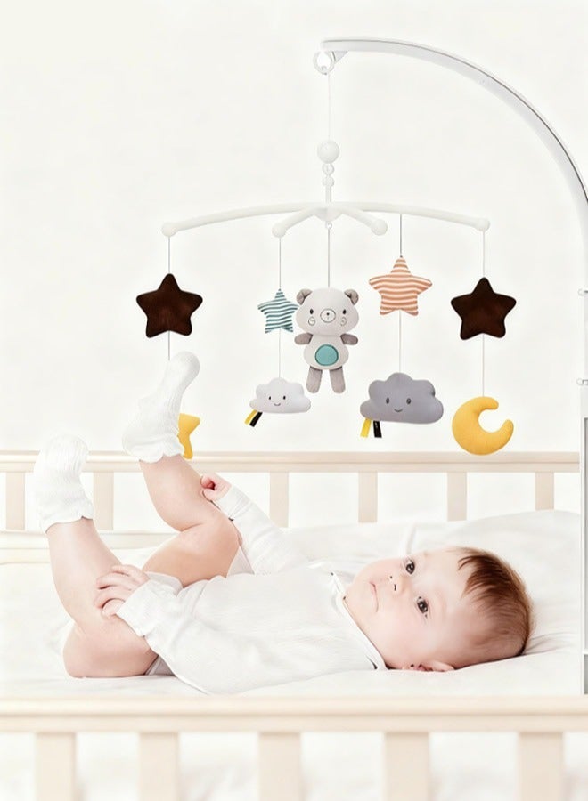 Musical Rotating Crib Mobile, Safe ABS Material, No Batteries Required, Soothing Bed Decoration For Baby - Image 2